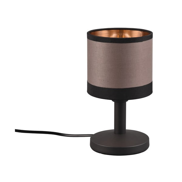 Stalinis šviestuvas juodos spalvos/rudos spalvos (aukštis 22 cm) Davos – Reality