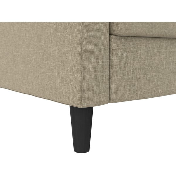 Sulankstoma kampinė sofa smėlio spalvos Presley – Støraa-image-3