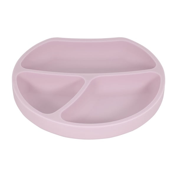 Iš silikonas vaikiška lėkštė šviesiai rožinės spalvos 19x20,5 cm – Kindsgut-image-2
