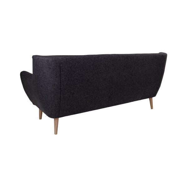 Juoda trijų vietų sofa "House Nordic Monte-image-1
