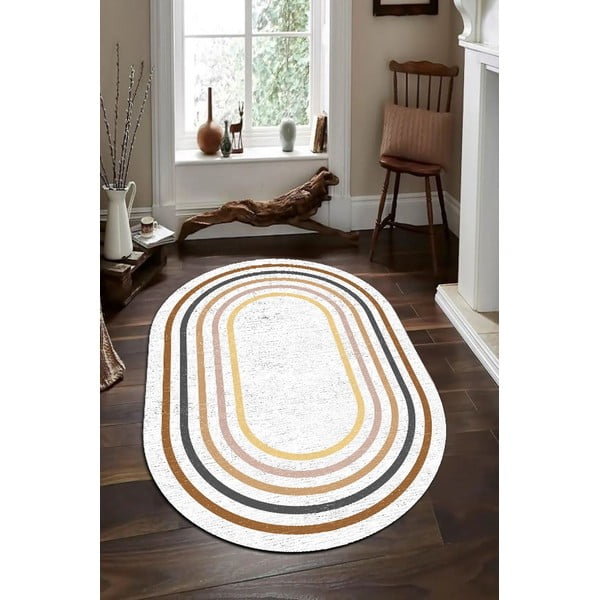 Baltas kiliminis takelis 80x200 cm - Rizzoli-image-1