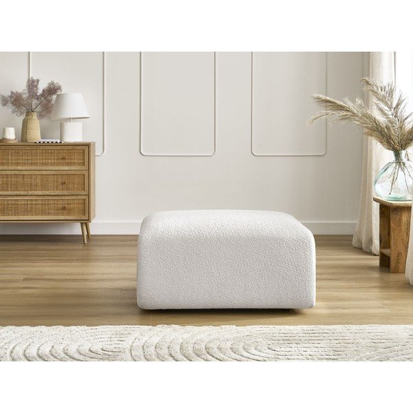 Iš boucle taburetė baltos spalvos Tina – Bobochic Paris-image-4