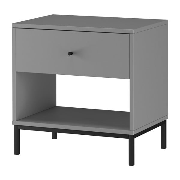 Naktinis staliukas pilkos spalvos Celine – Støraa-image-2