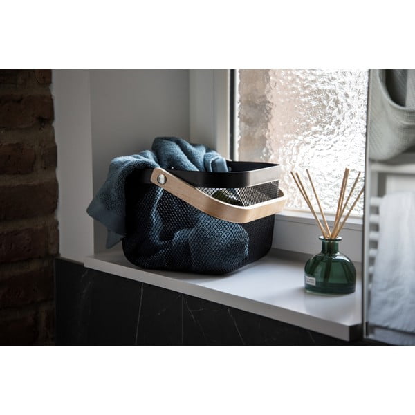 Juodas vonios organizatorius su bambukine rankena Wenko-image-4