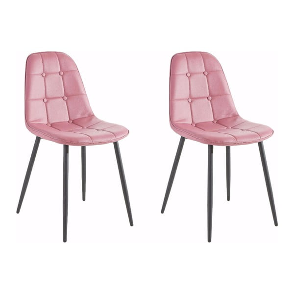 2 rožinių kėdžių rinkinys Støraa Lamar