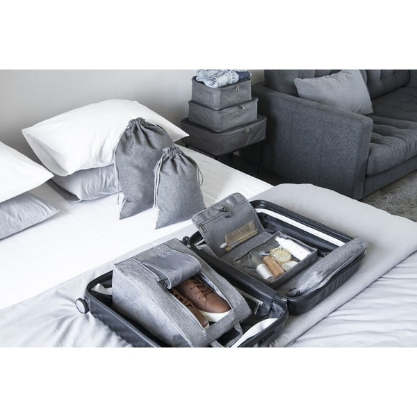 Skalbinių krepšiai iš tekstilės 2 vnt. – Bigso Box of Sweden-image-1