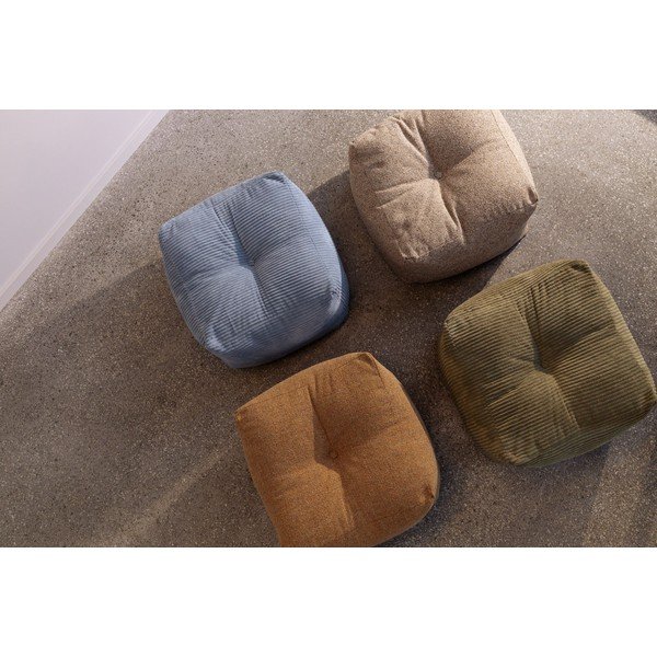 Terakotos spalvos pufas iš kordinio velveto Buddy – Karup-image-4