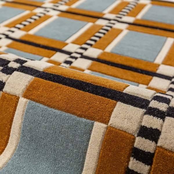 Rankų darbo iš vilnos kilimas 200x290 cm Quadro Wool – Flair Rugs-image-4
