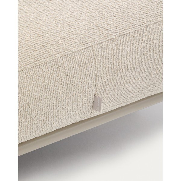 Smėlio spalvos iš boucle taburetė Aurum – Kave Home-image-3