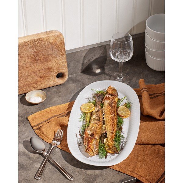 Iš porceliano padėklas 22,5x40 cm Hammershøi – Kähler Design-image-2