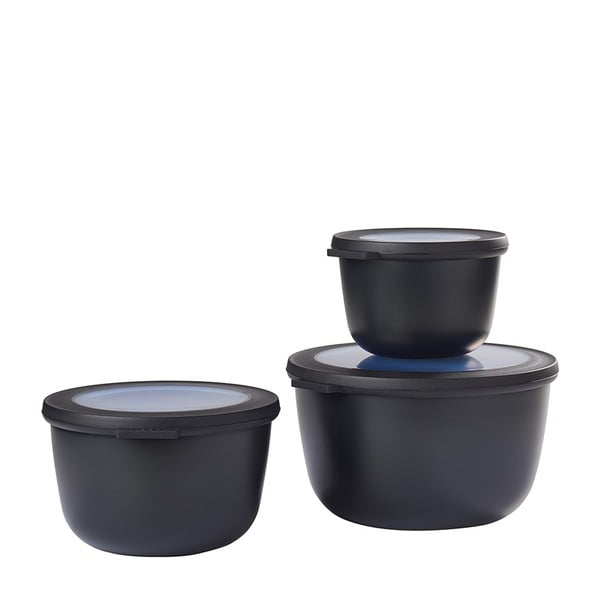 Maisto dėžutės 3 vnt. Nordic black – Mepal
