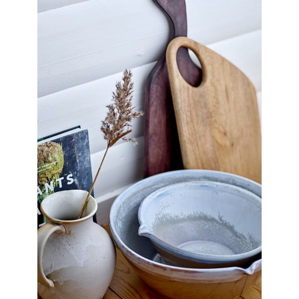 Baltas keraminis ąsotis Bloomingville Lavra, 1,8 l-image-2