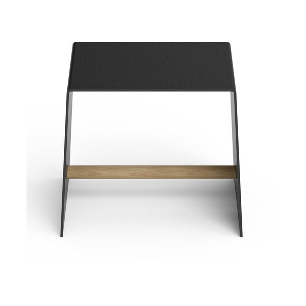 Juodos spalvos iš metalo taburetė Bull – LIND DNA