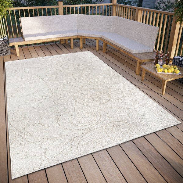 Lauko kilimas kreminės spalvos 77x150 cm Elina Crema – Hanse Home-image-1