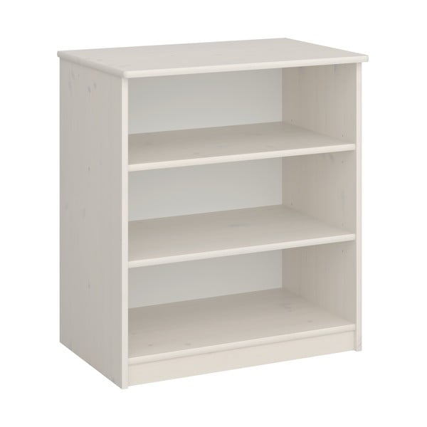 Balta vaikiška knygų spinta iš pušies medienos 64x72 cm Memphis - Tvilum-image-1