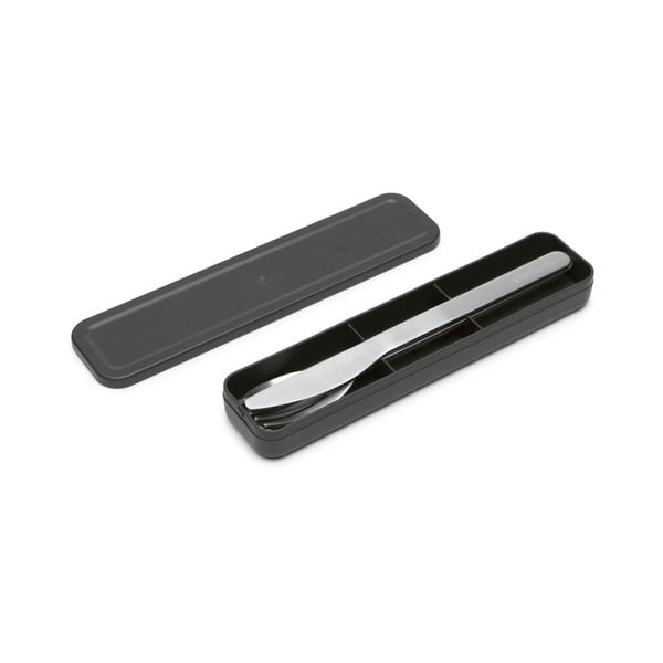 Kelioninių stalo įrankių rinkinys sidabrinės spalvos iš nerūdijančio plieno 3 vnt. Make & Take – Brabantia-image-2