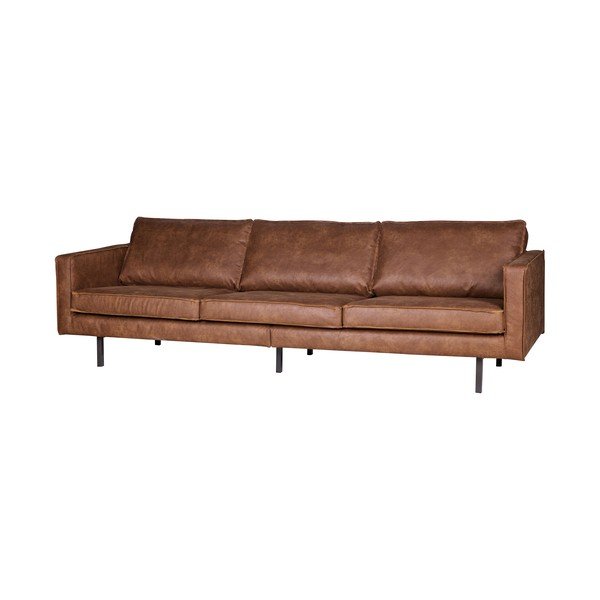 Rudos spalvos sofa su perdirbtos odos apmušalu BePureHome Rodeo, 277 cm-image-3