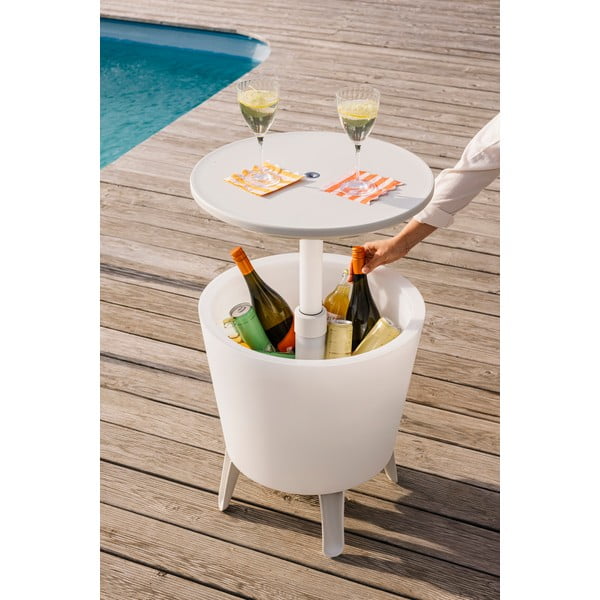 Apvalios formos sodo stalas su padėklu 49.5x49.5 cm Illuminated cool – Keter-image-1