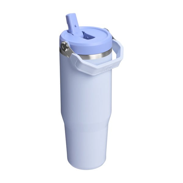 Violetinės spalvos iš nerūdijančio plieno termosas 890 ml IceFlow™ Flip Straw 2.0 Tumbler Dew Drop – Stanley-image-2