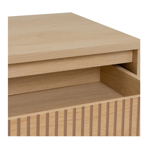 Natūralios spalvos konsolinis staliukas 30x100 cm Iona – Casa Selección-image-2