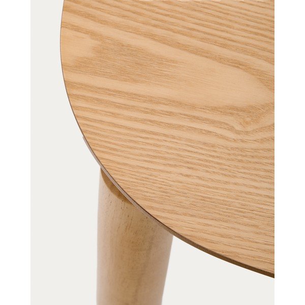 Valgomojo stalas iš uosio 100x100 cm Indara – Kave Home-image-3