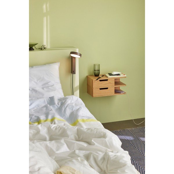 Iš medvilnės viengulė patalynė baltos spalvos/mėlynos spalvos 140x200 cm Block – Hübsch-image-3
