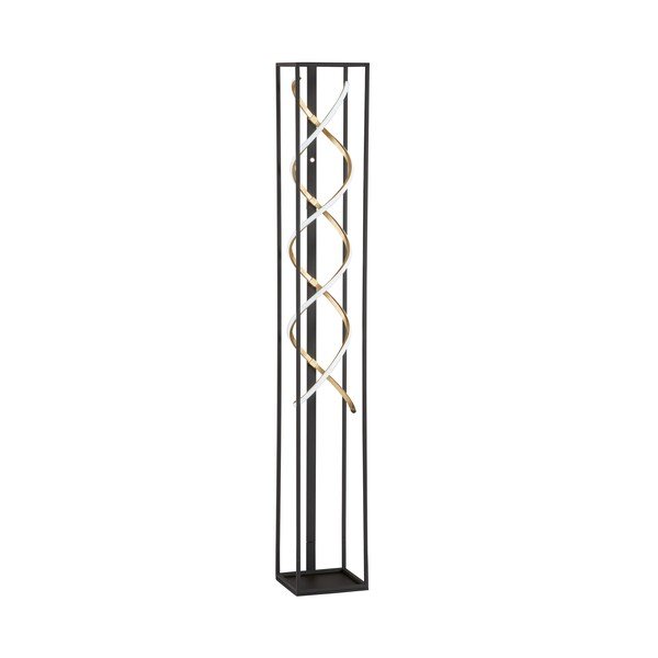 Pastatomas šviestuvas juodos spalvos LED su pritemdymo funkcija (aukštis 140 cm) Gil – Fischer & Honsel