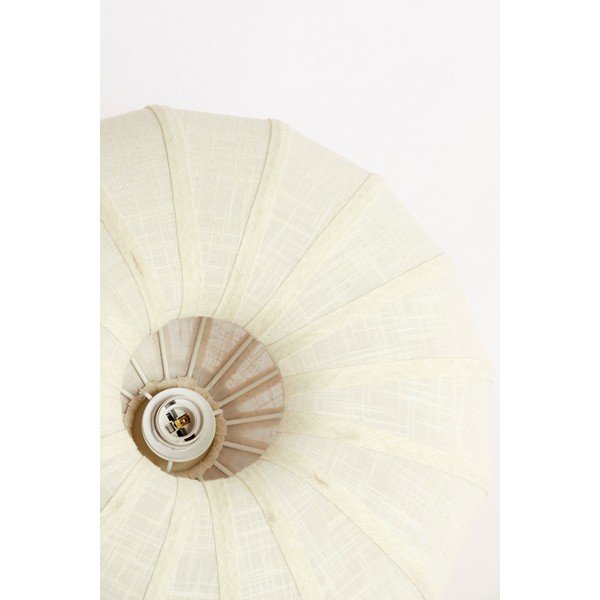 Kreminės spalvos lubinis šviestuvas ø 40 cm su tekstiliniu gaubtu Zosia – Light & Living-image-1