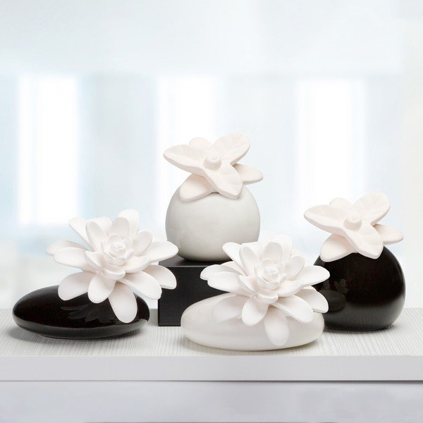 Baltas keraminis difuzorius su vanilės kvapu "Boles d´olor-image-3