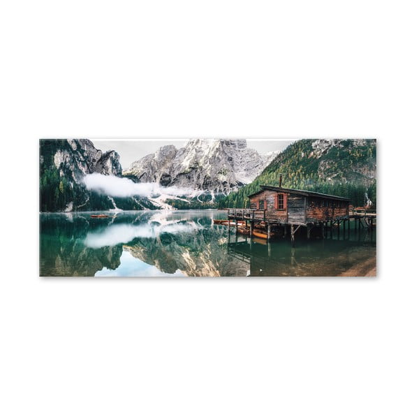 Stiklinis paveikslas Styler Tyrol Lake, 50 x 125 cm