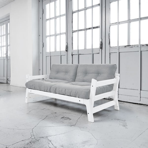 Sofa lova "Karup Step" balta/šviesiai pilka