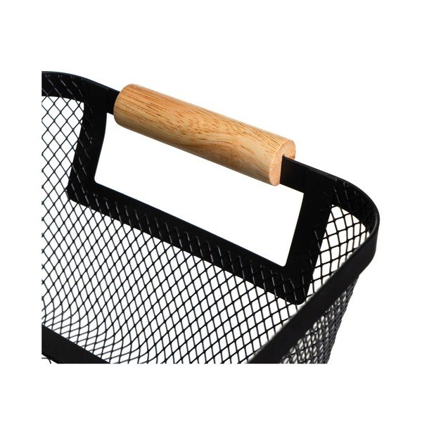 Vieliniai iš metalo krepšiai 2 vnt. 33x21x14 cm – Casa Selección-image-2