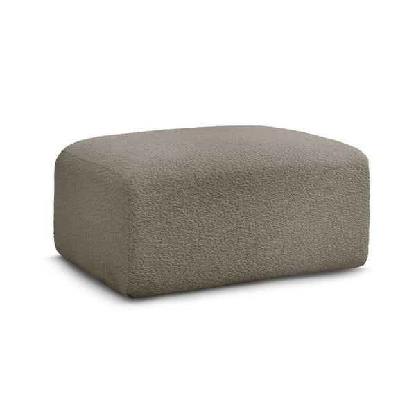 Iš boucle taburetė pilkos spalvos/rudos spalvos Tina – Bobochic Paris-image-3