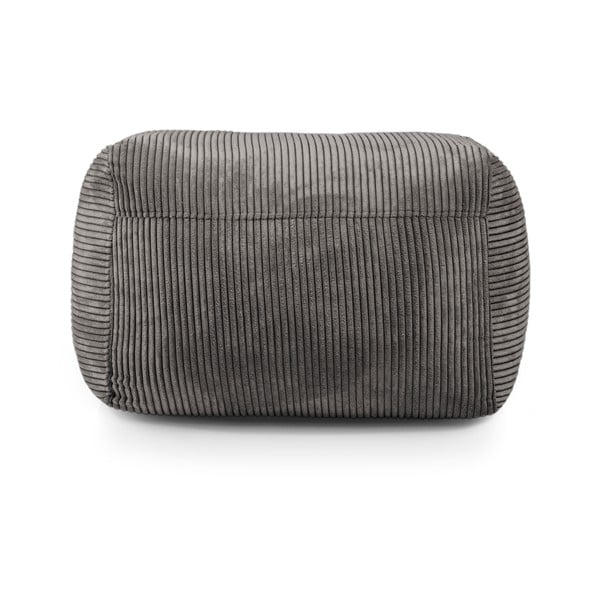 Juodos spalvos iš kordinio velveto sėdmaišis Plus 70 Lounge – SLOWDOWN-image-2