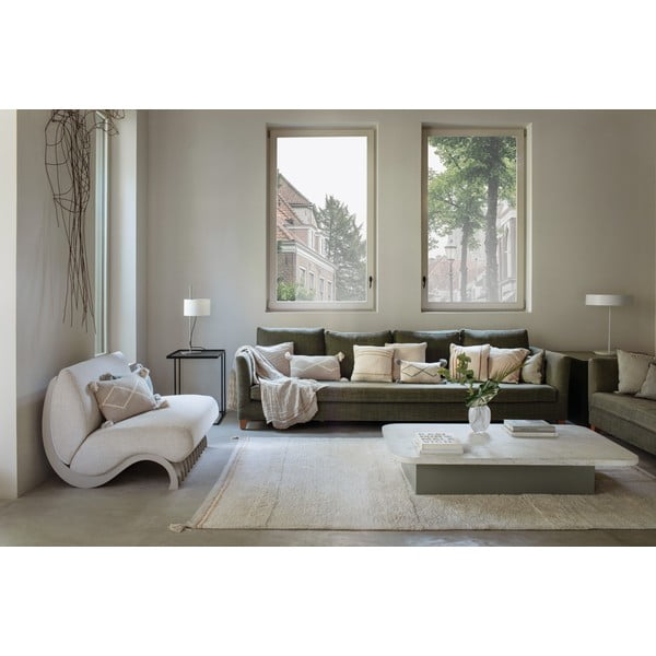 Skalbiamas/rankų darbo iš medvilnės kilimas kreminės spalvos 170x240 cm Bloom Natural – Lorena Canals-image-4