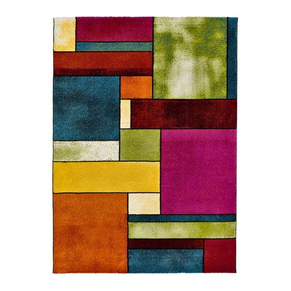 Universalus kelių spalvų kilimas, 120 x 170 cm
