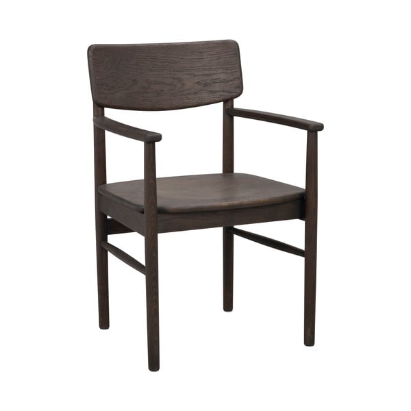 Iš ąžuolo masyvo valgomojo kėdės tamsiai rudos spalvos 2 vnt. Maidstone – Rowico