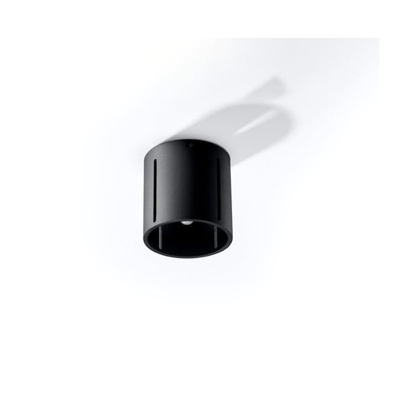 Lubinis šviestuvas juodos spalvos su metaliniu gaubtu Vulco – Nice Lamps
