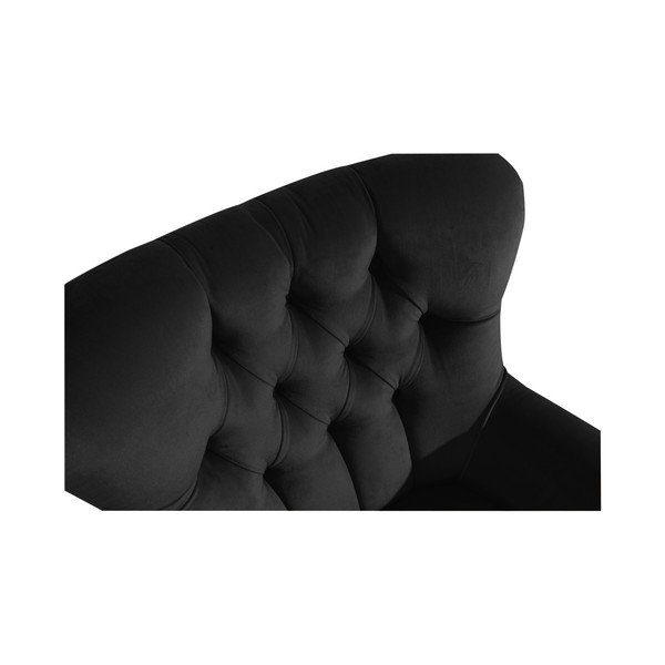 Juodas "Max Winzer Brandon Suede" fotelis-image-1