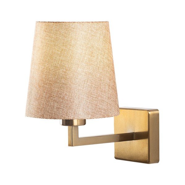 Smėlio spalvos/auksinės spalvos sieninė lempa ø 18 cm Profil – Opviq lights-image-2