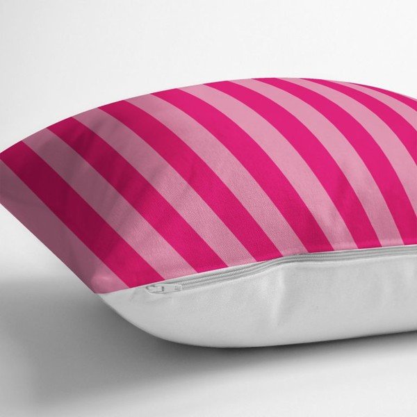Minimalistiniai pagalvių užvalkalai Pinkie Stripes, 45 x 45 cm-image-1