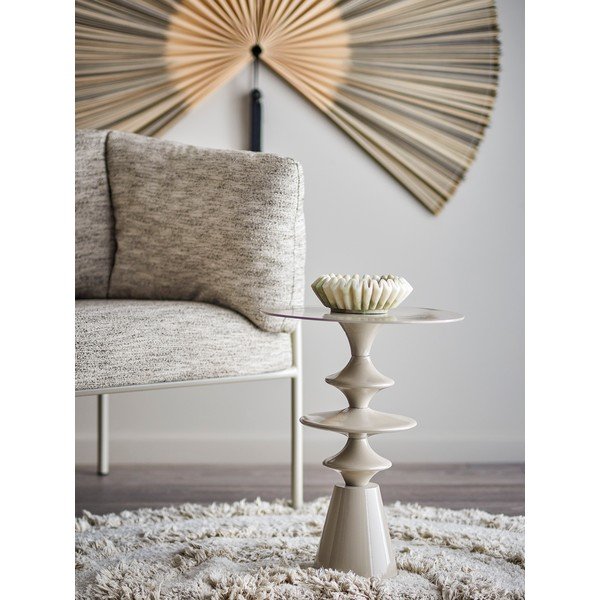 Iš aliuminio apvalios formos šoninis stalas ø 35,5 cm Samio – Bloomingville-image-1