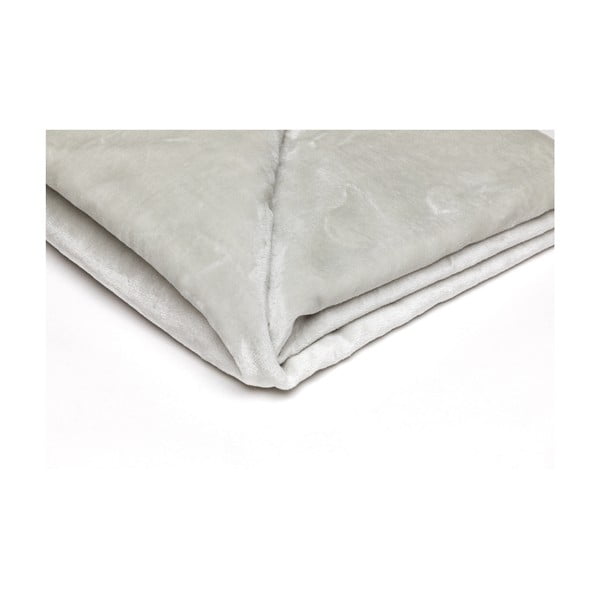 Šviesiai pilkas mikropluošto pledas My House, 150 x 200 cm-image-1