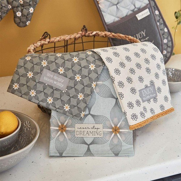 Rankšluostėlių, prijuostės ir puodų laikiklio rinkinys 5 vnt. Purity – Cooksmart ®-image-2