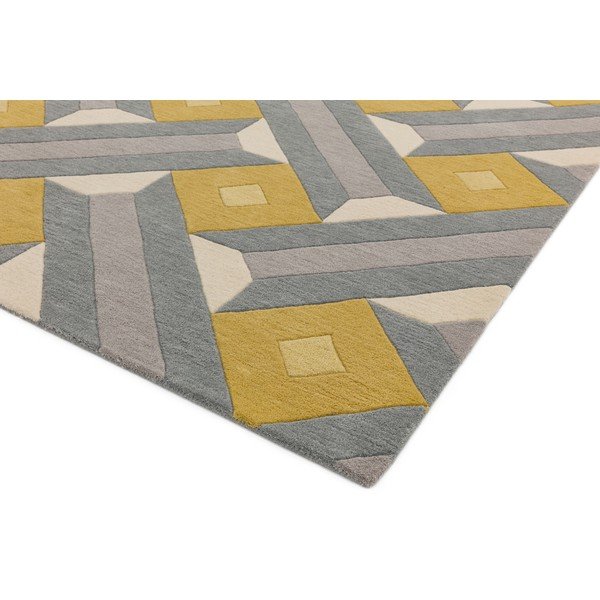 Pilkos ir geltonos spalvos kilimas Asiatic Carpets, 160 x 230 cm-image-4