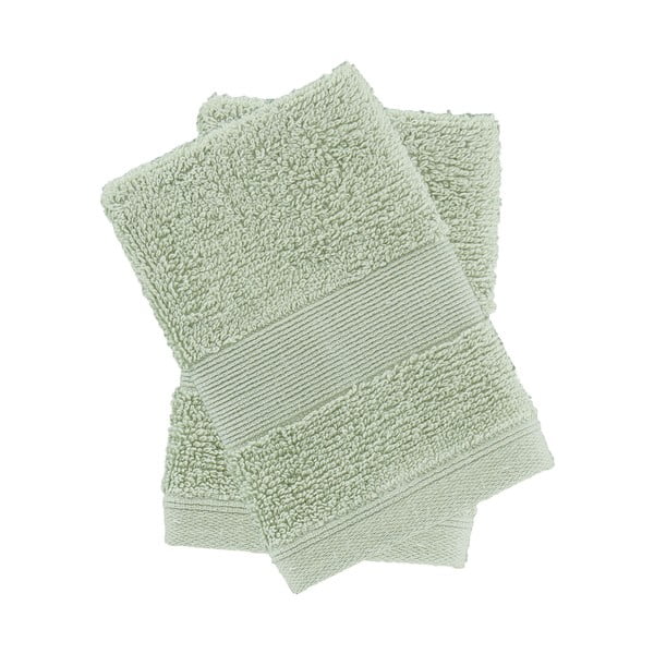 Žalios spalvos iš frote audinio iš medvilnės rankšluosčiai 2 vnt. 30x30 cm Anti-Bacterial – Catherine Lansfield