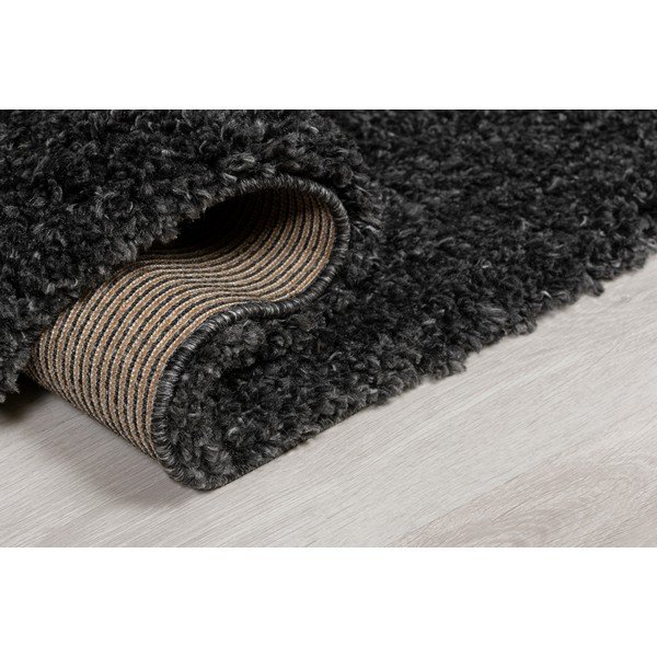 Juodas kilimas Flair Rugs Sparks, ⌀ 133 cm-image-2