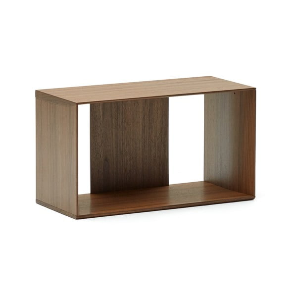 Modulinė lentyna natūralios spalvos iš riešutmedžio 67x38 cm Litto – Kave Home-image-2