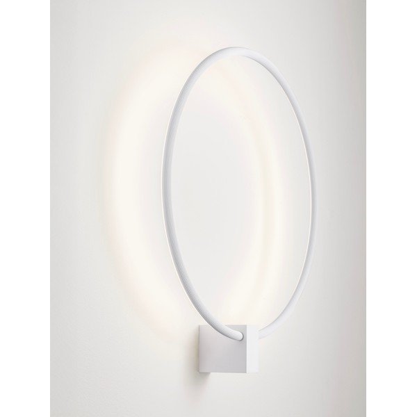 Matinės baltos spalvos iš aliuminio sieninė lempa LED su pritemdymo funkcija Cercio – Nova Luce-image-2