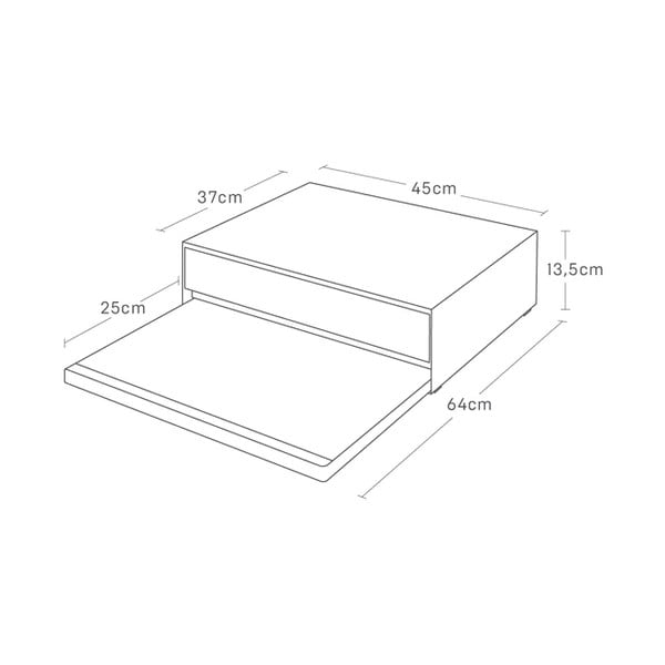 Iš metalo papildoma virtuvės lentyna Tower – YAMAZAKI-image-2